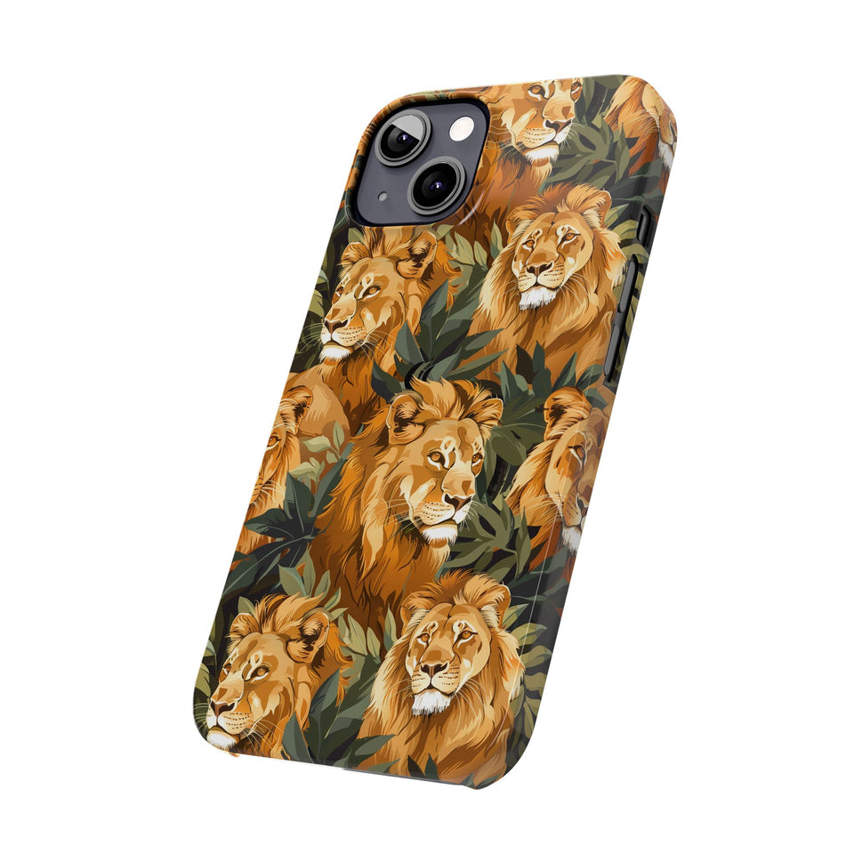 Premium Pride Of Lions iPhone Case | Lion Gifts Slim Phone Cases