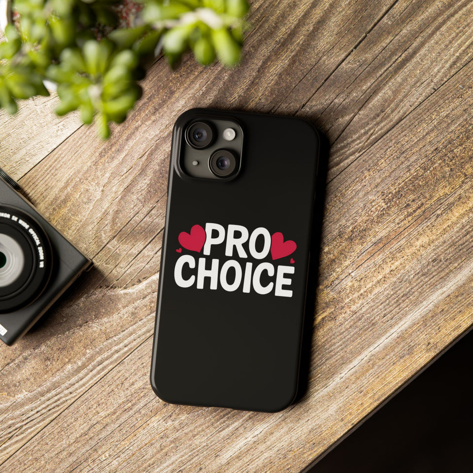 Premium Pro Choice iPhone Case | Feminist Pro Choice Gifts Slim Phone Cases