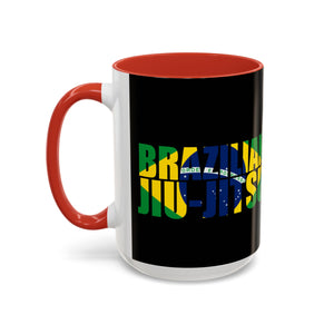 Brazilian Jiu Jitsu Flag 3 | BJJ Accent Coffee Mug Brazilian Jiu Jitsu Flag 3 | BJJ Accent Coffee Mug