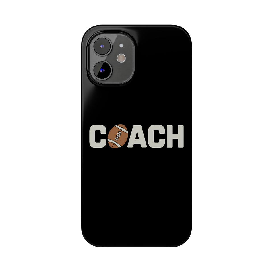 Premium Football Coach iPhone Case | Football Coach Gifts Slim Phone Cases