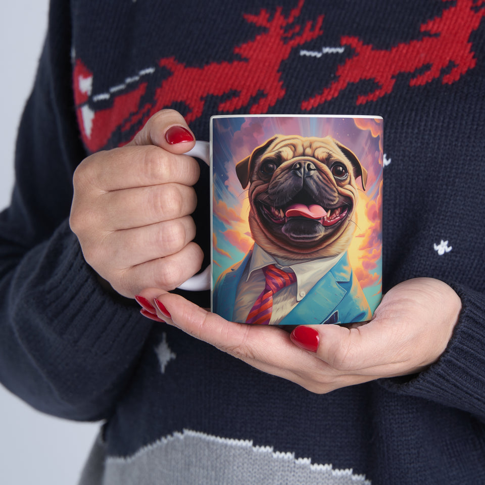 Pug Mug | Pug Coffee Mug | Pug Dog Gifts | Pug Presents | Pug Mug 11oz