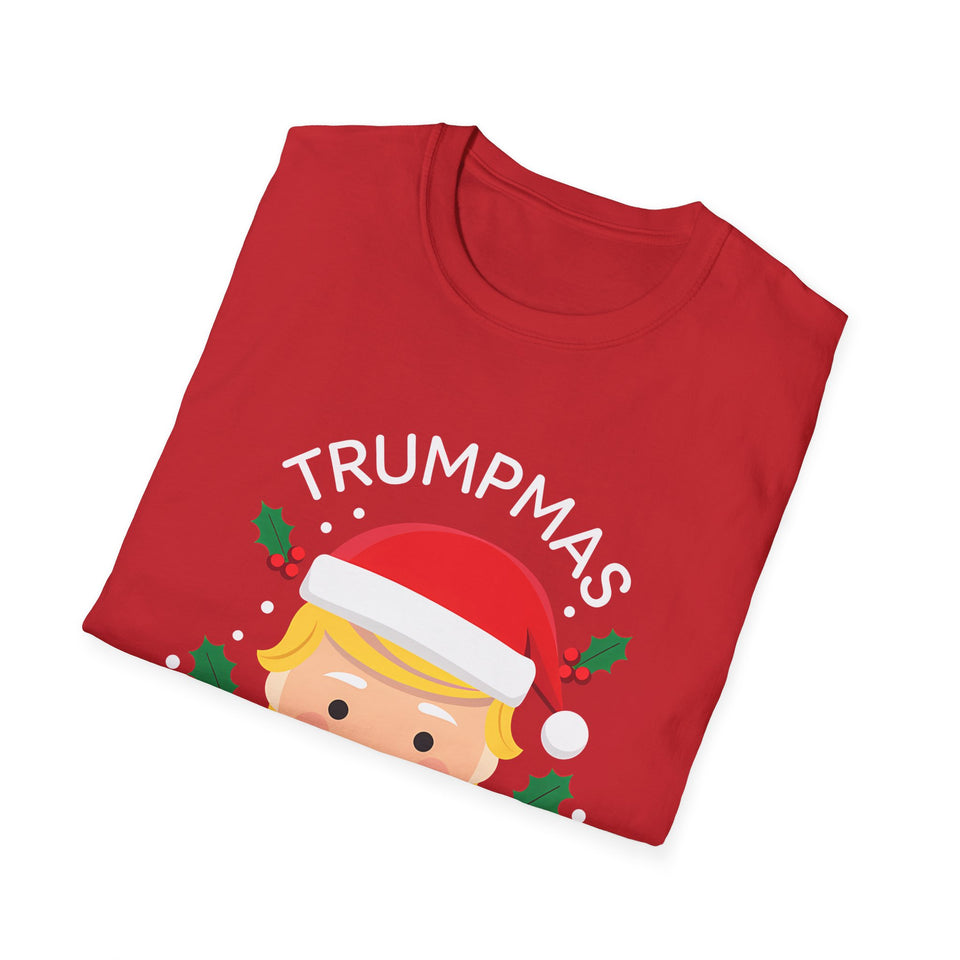 Trumpmas Donald Trump Ugly Xmas T-Shirt 2 | Donald Trump Christmas Gift Unisex T-Shirt