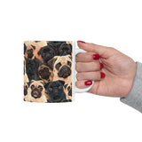 Pug Mug | Pug Coffee Mug | Cute Pug Dog Gifts | Funny Pug Presents | Pug Mug 11oz Pug Mug | Pug Coffee Mug | Cute Pug Dog Gifts | Funny Pug Presents | Pug Mug 11oz