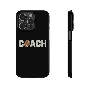 Premium Football Coach iPhone Case | Football Coach Gifts Slim Phone Cases Premium Football Coach iPhone Case | Football Coach Gifts Slim Phone Cases