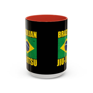 Brazilian Jiu Jitsu Flag | BJJ Accent Coffee Mug Brazilian Jiu Jitsu Flag | BJJ Accent Coffee Mug