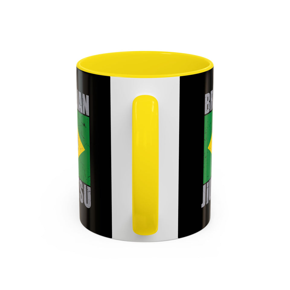 Brazilian Jiu Jitsu Flag 2 | BJJ Accent Coffee Mug