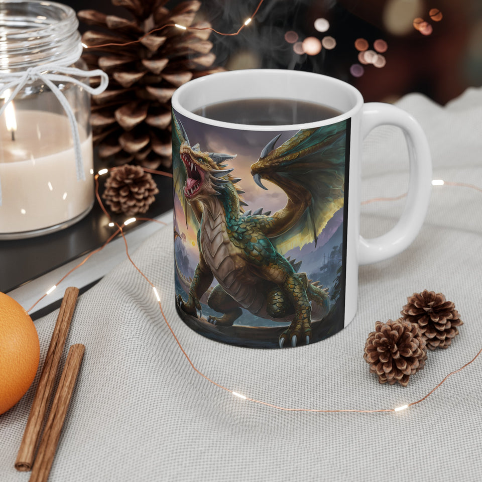 Fantasy Dragon RPG Mug | Role Playing Game Gift | Dragon Coffee Mug | RPG Fantasy Gift Ideas Mug 11oz