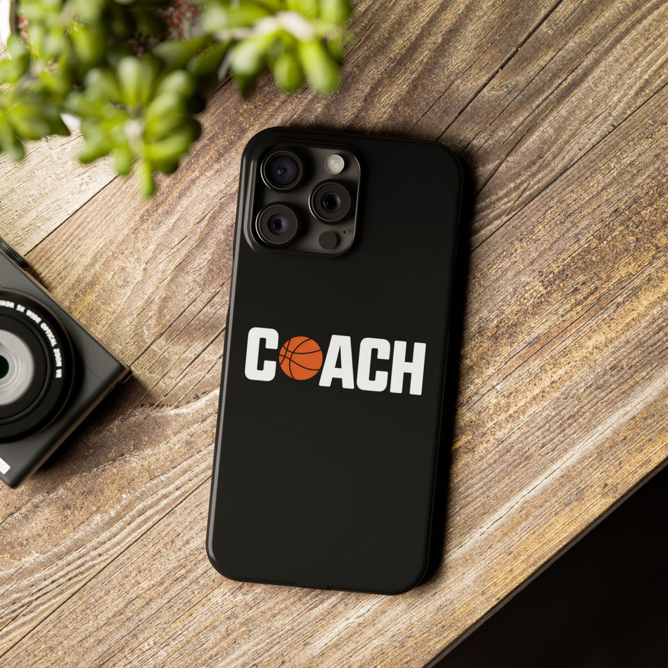 Premium Basketball Coach iPhone Case | Basketball Coach Gifts Slim Phone Cases