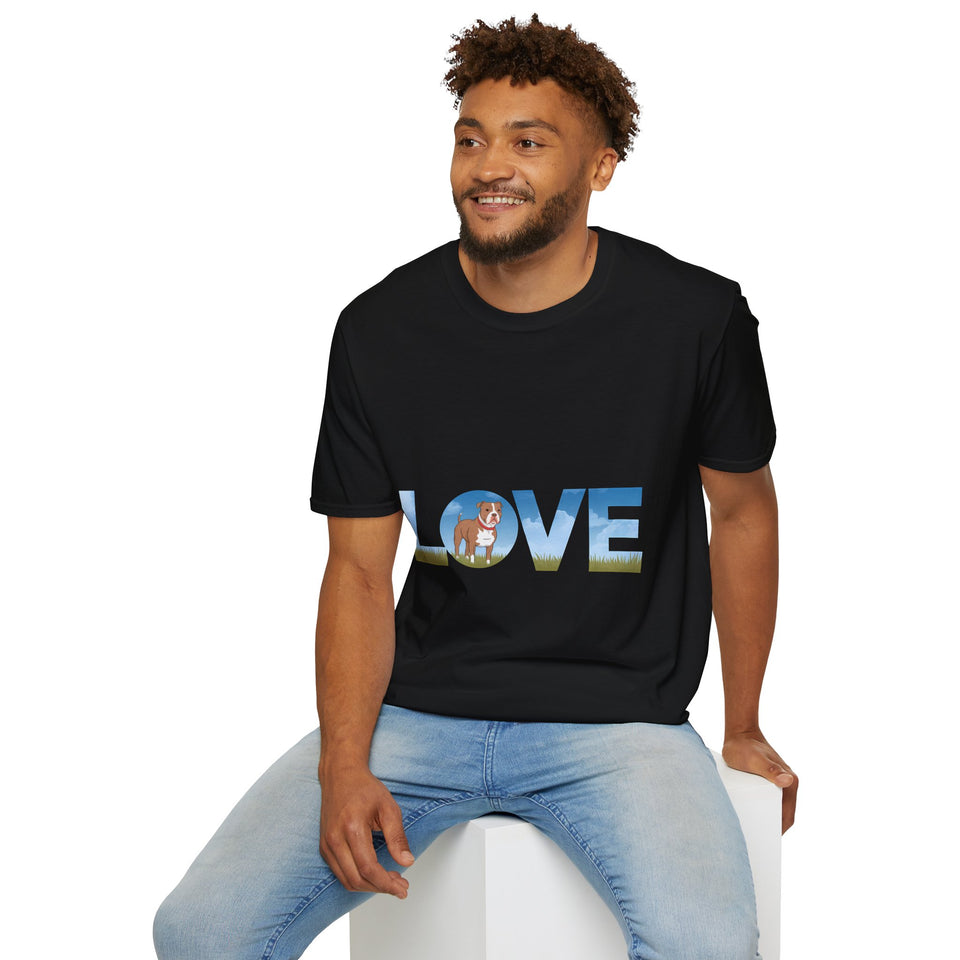 Love Pitbull Shirt | Pitbull Gifts | Pitbulls Dog Lovers Merchandise Unisex T-Shirt