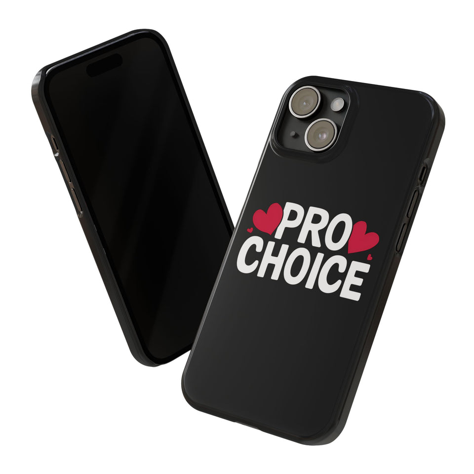 Premium Pro Choice iPhone Case | Feminist Pro Choice Gifts Slim Phone Cases