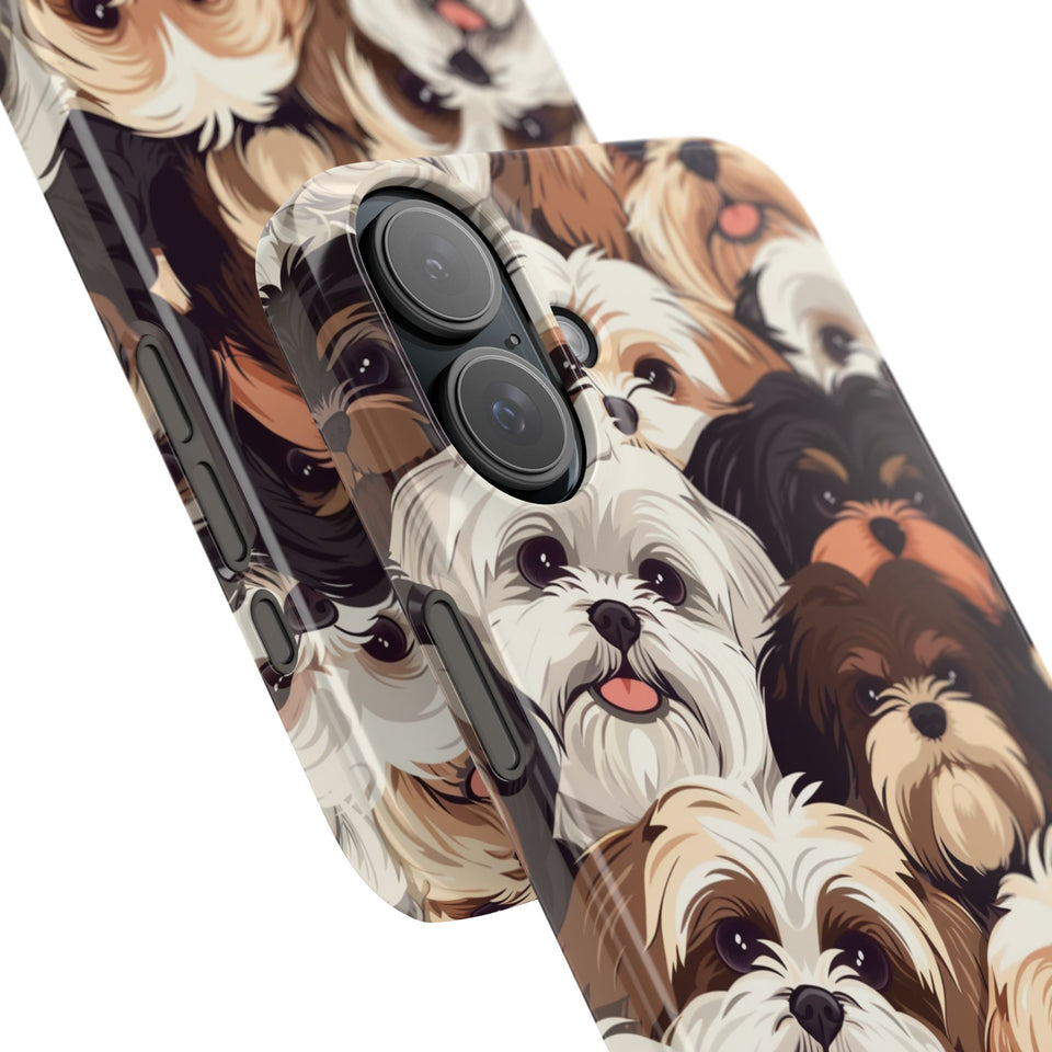 Premium Group of Shih Tzu iPhone Case | Cute Shih Tzu Gifts Slim Phone Cases