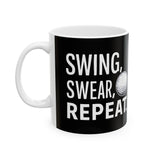 Golf Swing Swear Repeat Golf Mug | Golf Gift | Golf Coffee Mug | Golf Gift Ideas Mug 11oz Golf Swing Swear Repeat Golf Mug | Golf Gift | Golf Coffee Mug | Golf Gift Ideas Mug 11oz