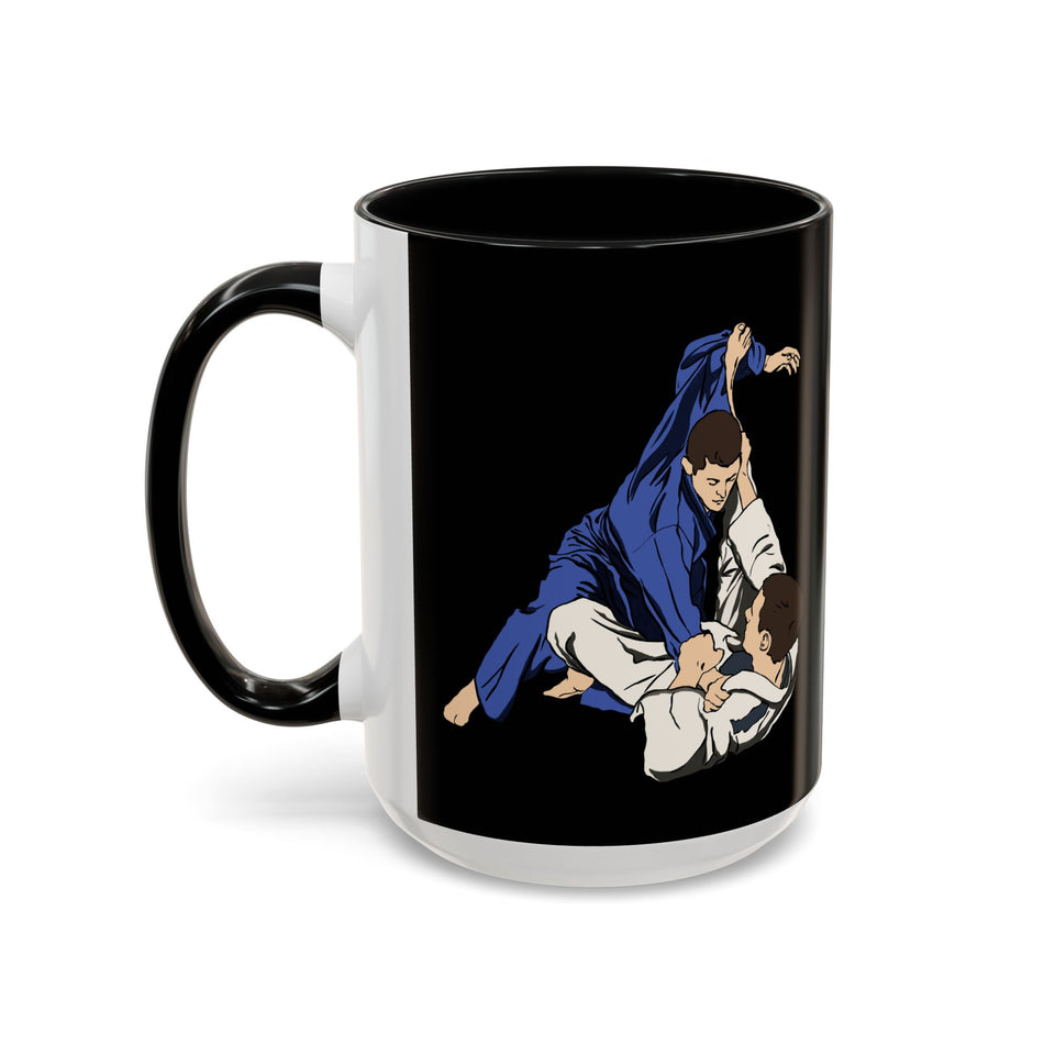 Brazilian Jiu Jitsu Rolling | BJJ Accent Coffee Mug