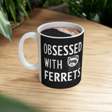 Love Ferrets Mug | Ferret Coffee Mug | Cute Ferret Lover Coffee Mug 11oz Love Ferrets Mug | Ferret Coffee Mug | Cute Ferret Lover Coffee Mug 11oz