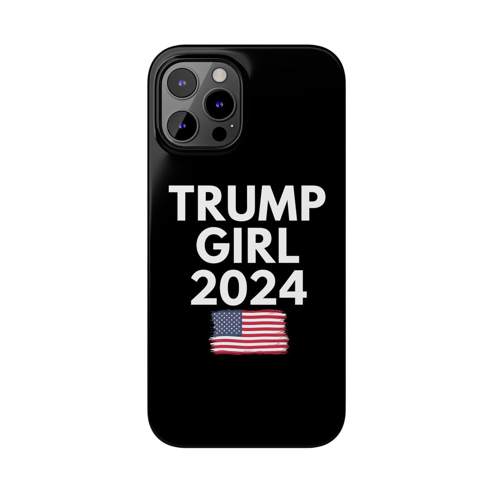 Premium Trump Girl iPhone Case | Donald Trump Gifts Slim Phone Cases