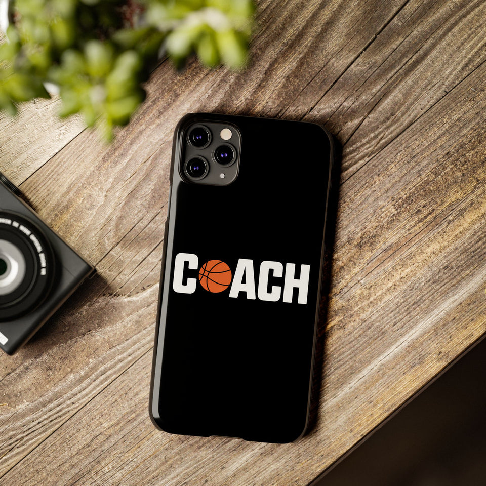 Premium Basketball Coach iPhone Case | Basketball Coach Gifts Slim Phone Cases