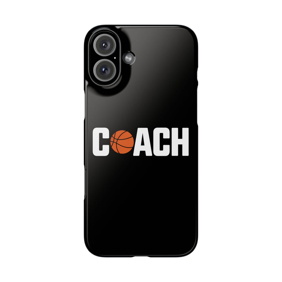 Premium Basketball Coach iPhone Case | Basketball Coach Gifts Slim Phone Cases