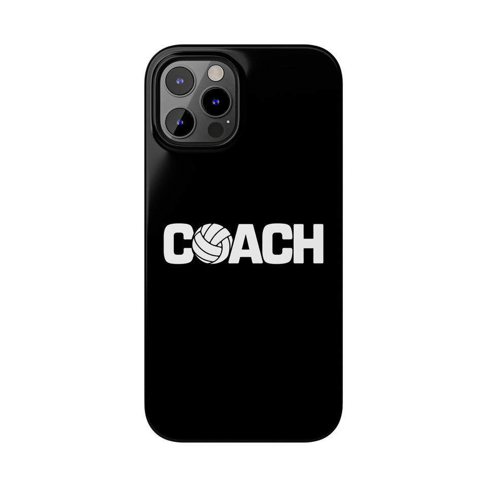 Premium Volleyball Coach iPhone Case | Volleyball Coach Gifts Slim Phone Cases