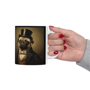 Pug Mug Classical Painting | Pug Coffee Mug | Pug Dog Gifts | Pug Presents | Pug Mug 11oz Pug Mug | Pug Coffee Mug | Pug Dog Gifts | Pug Presents | Pug Mug 11oz