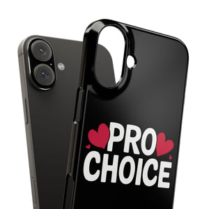 Premium Pro Choice iPhone Case | Feminist Pro Choice Gifts Slim Phone Cases Premium Pro Choice iPhone Case | Feminist Pro Choice Gifts Slim Phone Cases