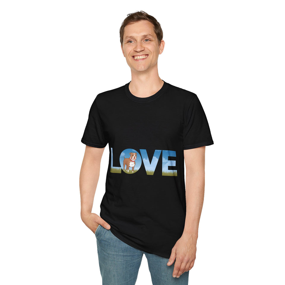 Love Pitbull Shirt | Pitbull Gifts | Pitbulls Dog Lovers Merchandise Unisex T-Shirt