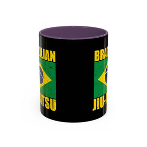 Brazilian Jiu Jitsu Flag | BJJ Accent Coffee Mug Brazilian Jiu Jitsu Flag | BJJ Accent Coffee Mug