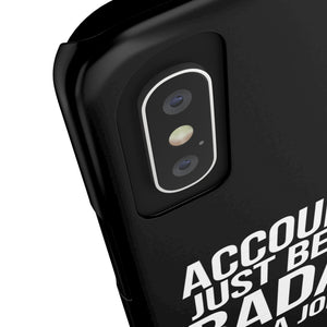 Premium Accountant Because Badass Isn't A Job Title iPhone Case | Accountant Gifts Slim Phone Cases Premium Accountant Because Badass Isn't A Job Title iPhone Case | Accountant Gifts Slim Phone Cases