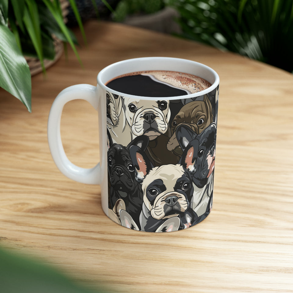 French Bulldog Mug | Frenchie Coffee Mug | Cute French Bulldog Gifts | Funny Frenchie Presents | French Bulldog Mug 11oz