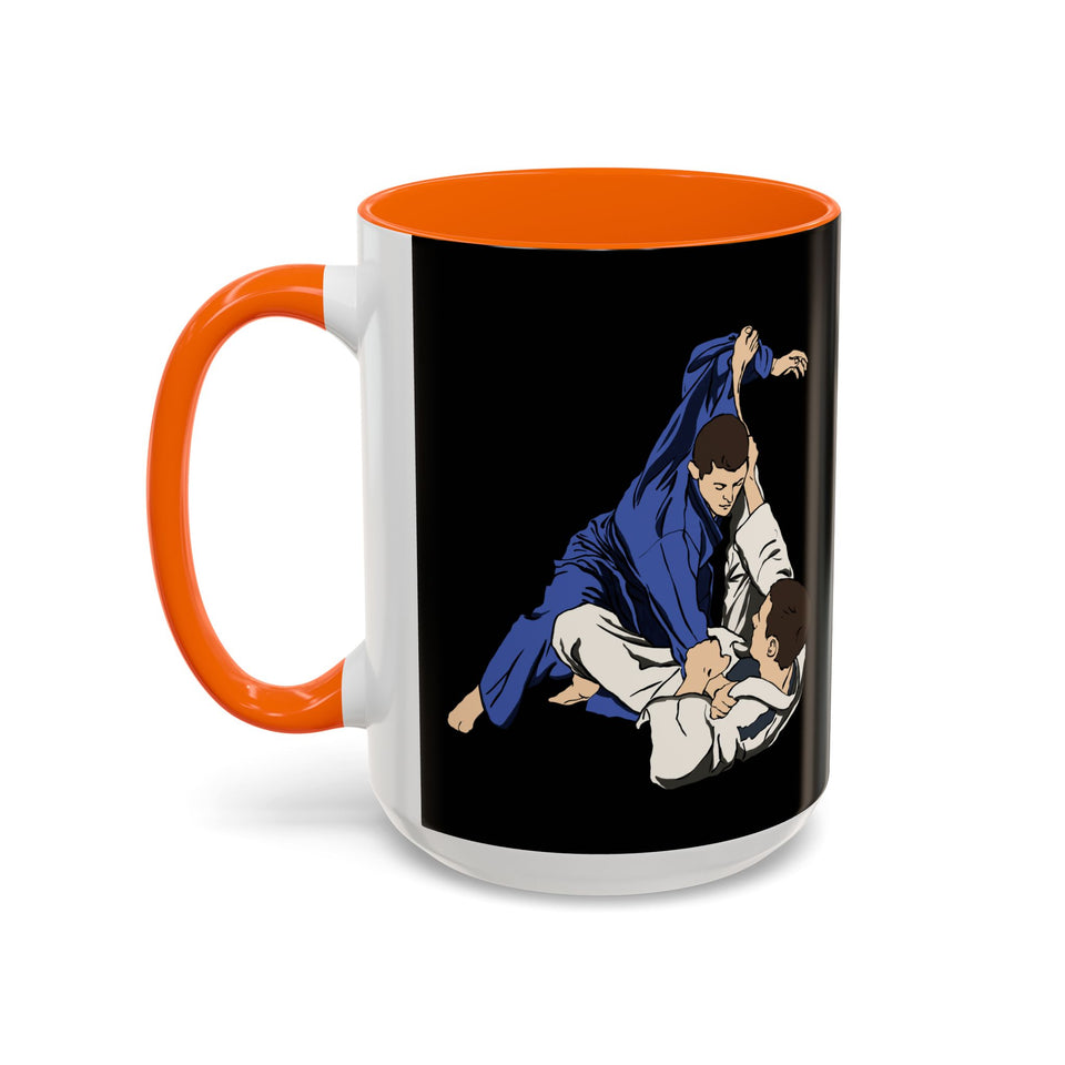 Brazilian Jiu Jitsu Rolling | BJJ Accent Coffee Mug