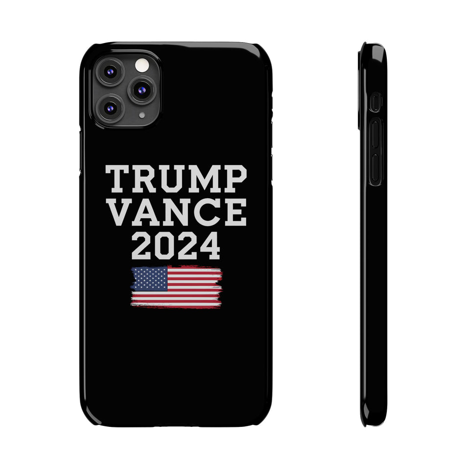 Premium Trump Vance 2024 iPhone Case | Donald Trump Gifts Slim Phone Cases