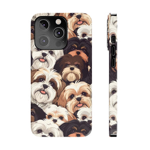 Premium Group of Shih Tzu iPhone Case | Cute Shih Tzu Gifts Slim Phone Cases Premium Group of Shih Tzu iPhone Case | Cute Shih Tzu Gifts Slim Phone Cases