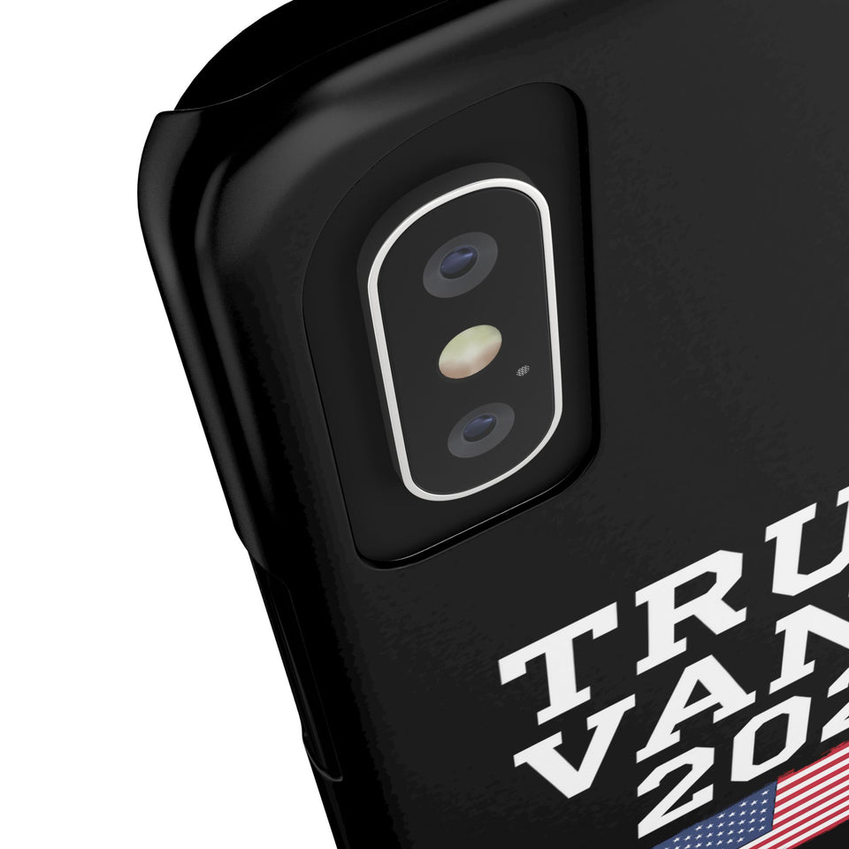 Premium Trump Vance 2024 iPhone Case | Donald Trump Gifts Slim Phone Cases