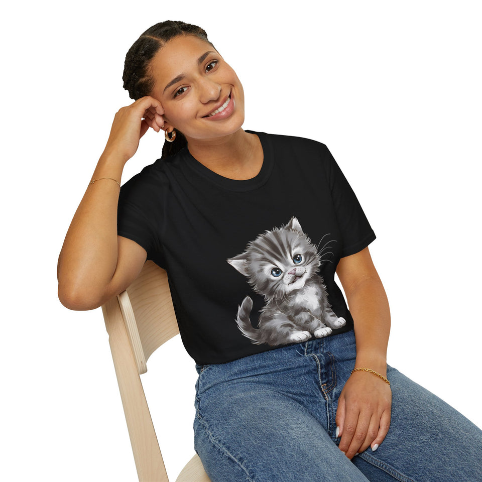 Cute Kitten Cat - Cats Shirt | Cat Gift | Unisex Cat T Shirt