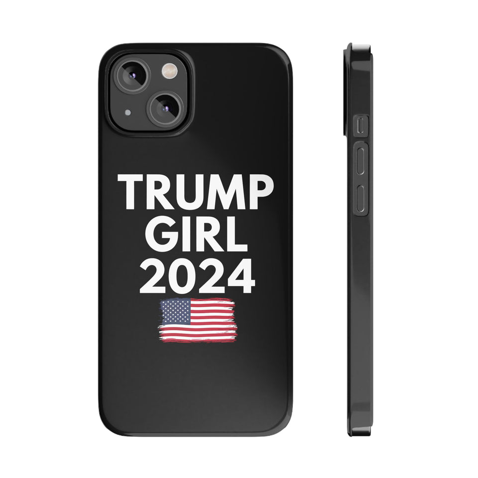 Premium Trump Girl iPhone Case | Donald Trump Gifts Slim Phone Cases