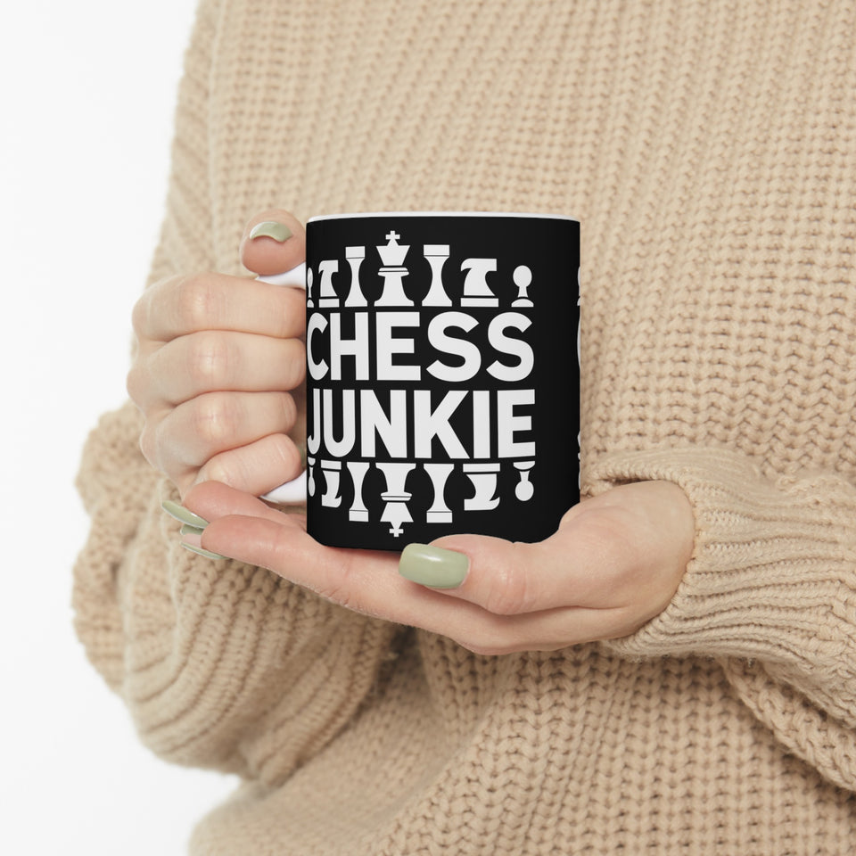 Chess Junkie Mug | Chess Gift | Chess Coffee Mug | Chess Gift Ideas Mug 11oz