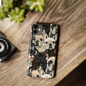 Premium French Bulldogs iPhone Case | Cute Frenchie Gifts Slim Phone Cases Premium French Bulldogs iPhone Case | Cute Frenchie Gifts Slim Phone Cases