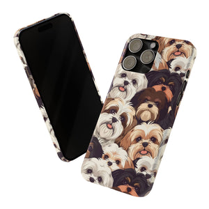 Premium Group of Shih Tzu iPhone Case | Cute Shih Tzu Gifts Slim Phone Cases Premium Group of Shih Tzu iPhone Case | Cute Shih Tzu Gifts Slim Phone Cases