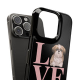 Premium Love Shih Tzu iPhone Case 2 | Cute Shih Tzu Slim Phone Cases Premium Love Shih Tzu iPhone Case 2 | Cute Shih Tzu Slim Phone Cases