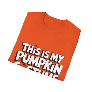 This Is My Pumpkin Costume | Funny Pumpkin Halloween Costume Unisex Softstyle T-Shirt