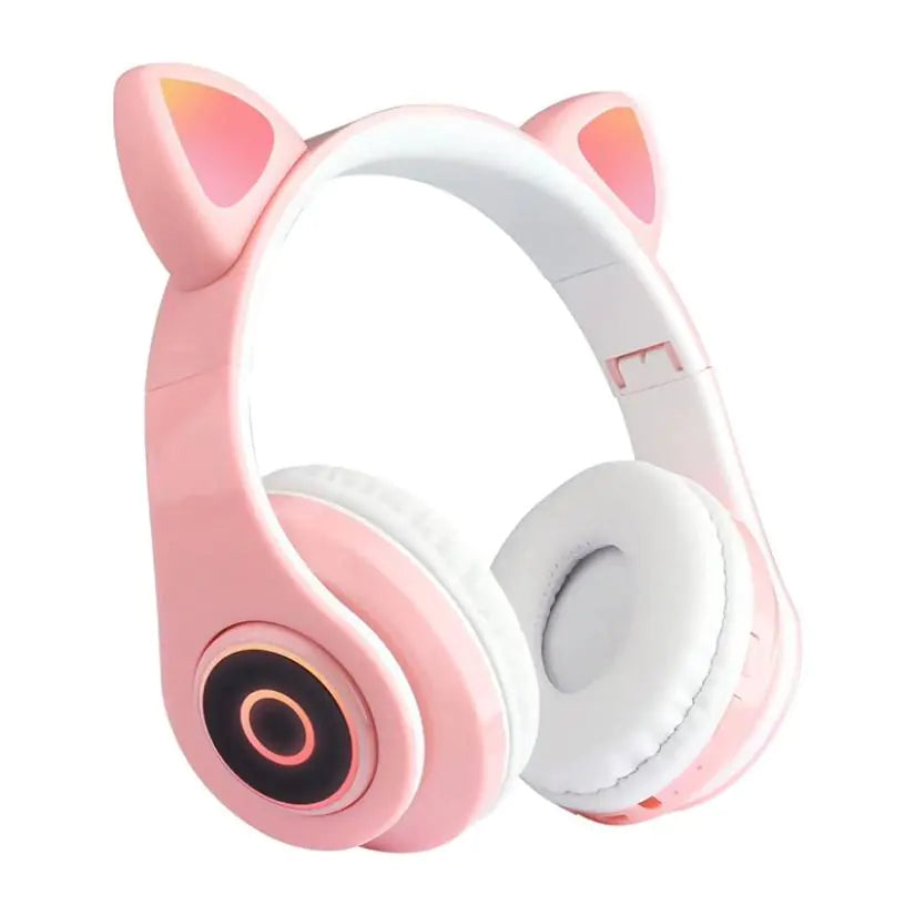 LED Cat Ears Bluetooth 5.0 Headphones | Noise Cancelling Headphones