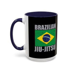 Brazilian Jiu Jitsu Flag 2 | BJJ Accent Coffee Mug Brazilian Jiu Jitsu Flag 2 | BJJ Accent Coffee Mug