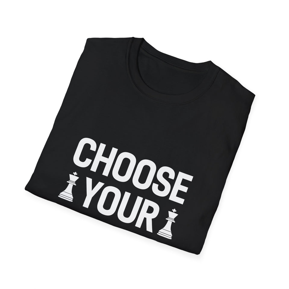 Choose Your Weapon Chess Shirt | Chess Gift | Unisex Chess T Shirt