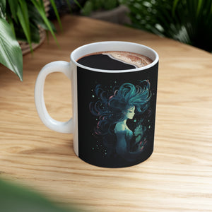 Mermaid Mug | Mermaid Coffee Mug | Mermaid Gift | Mermaid Presents | Mermaid Mug 11oz mermaid mug, mermaid coffee mug, mermaid gift, mermaid gifts for women, mermaid gifts for adults, mermaid presents, black mermaid shirt, mermaid shirts for adults