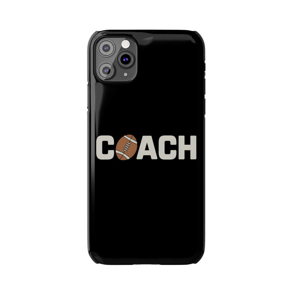 Premium Football Coach iPhone Case | Football Coach Gifts Slim Phone Cases