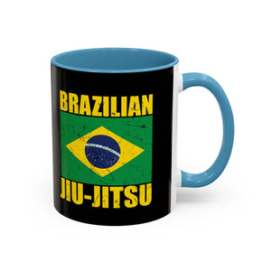 Brazilian Jiu Jitsu Flag | BJJ Accent Coffee Mug Brazilian Jiu Jitsu Flag | BJJ Accent Coffee Mug