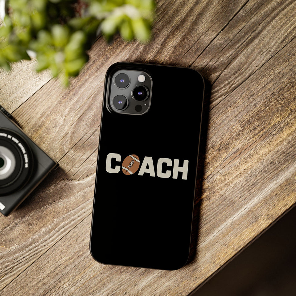 Premium Football Coach iPhone Case | Football Coach Gifts Slim Phone Cases