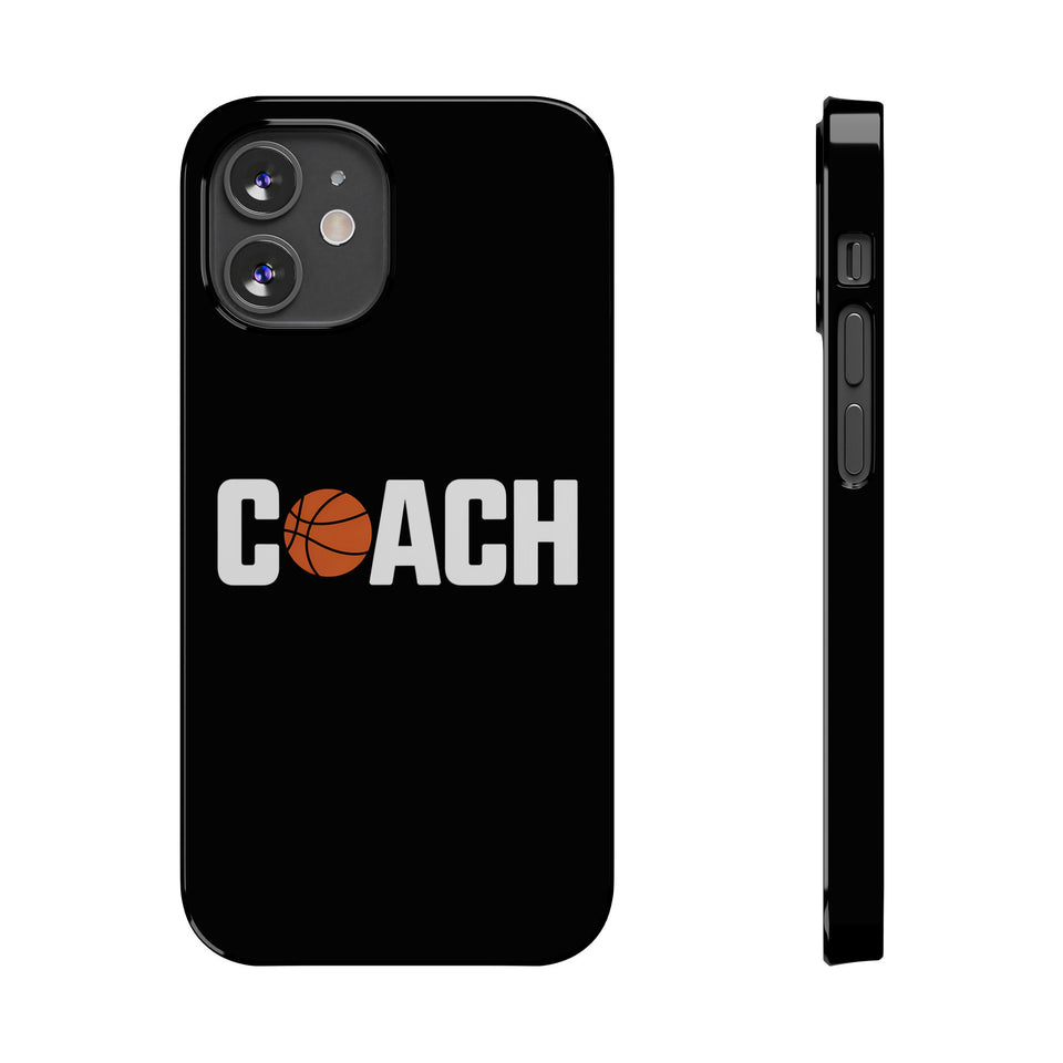 Premium Basketball Coach iPhone Case | Basketball Coach Gifts Slim Phone Cases