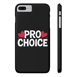 Premium Pro Choice iPhone Case | Feminist Pro Choice Gifts Slim Phone Cases Premium Pro Choice iPhone Case | Feminist Pro Choice Gifts Slim Phone Cases