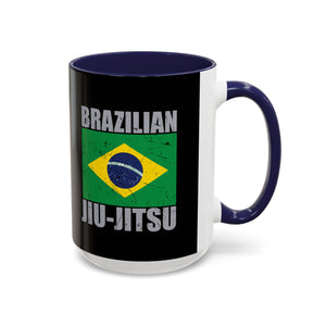 Brazilian Jiu Jitsu Flag 2 | BJJ Accent Coffee Mug Brazilian Jiu Jitsu Flag 2 | BJJ Accent Coffee Mug