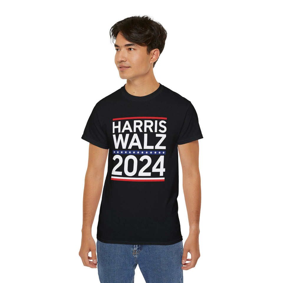 Kamala Walz USA 2024 Shirt 2 | Kamala 2024 Gifts Tim Walz | Harris 2024 Merchandise | Kamala Harris Unisex T-Shirt